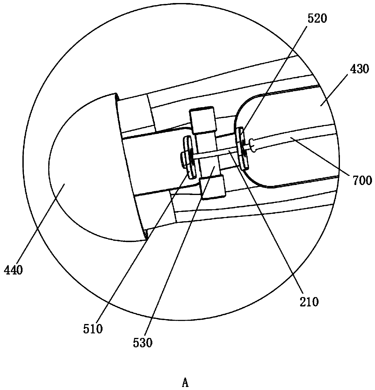 Glove type braking equipment