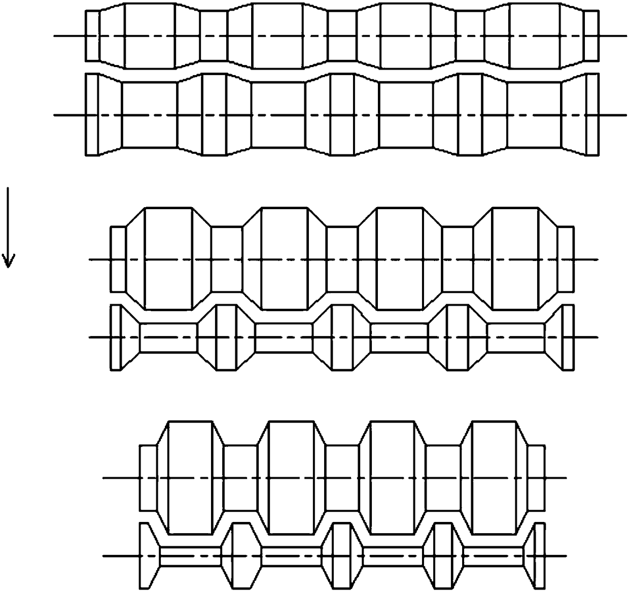 Online rolling and hot-forming process of heat-state plate/strip and application thereof
