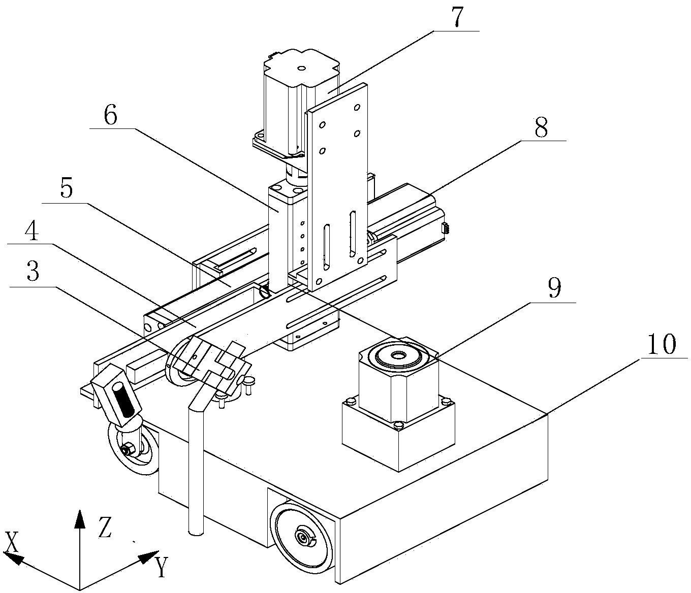 System and method for remotely monitoring automatic welding of mobile robot based on FPGA