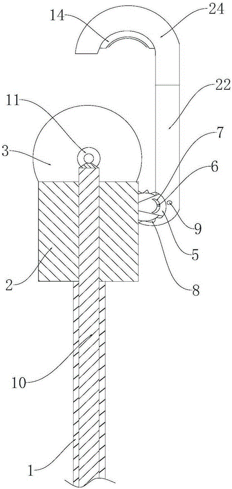 Cutting device for high tree branches