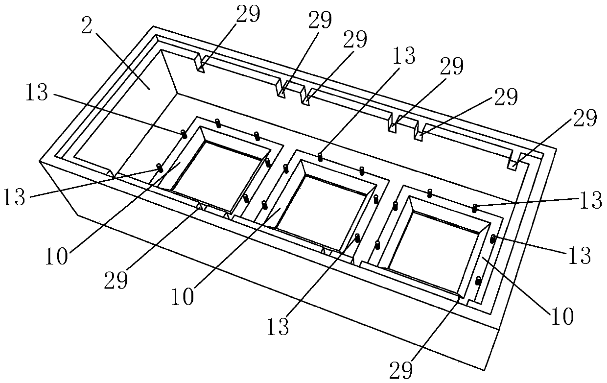 Rainwater collecting system and construction method thereof