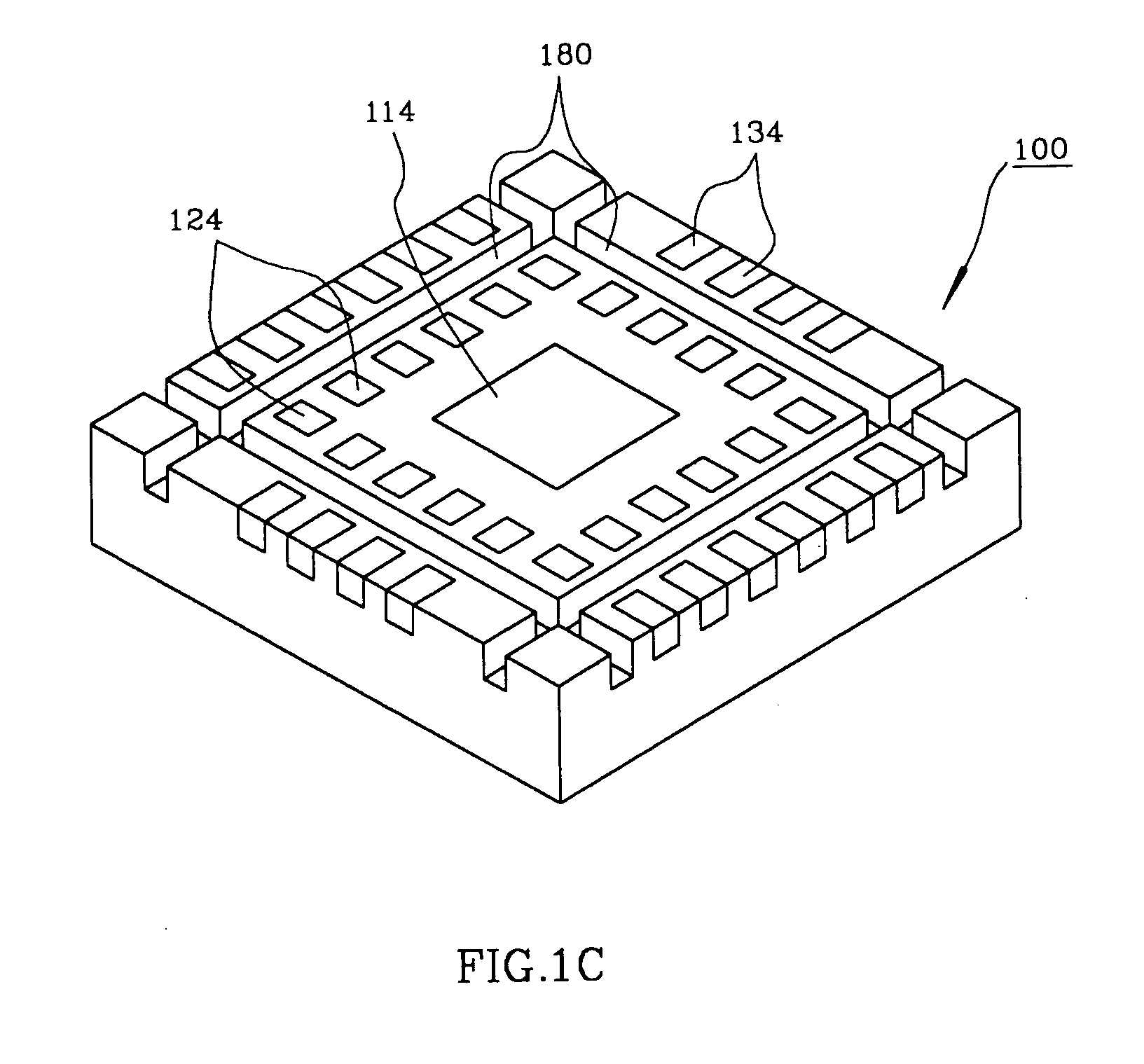 Semiconductor package exhibiting efficient lead placement
