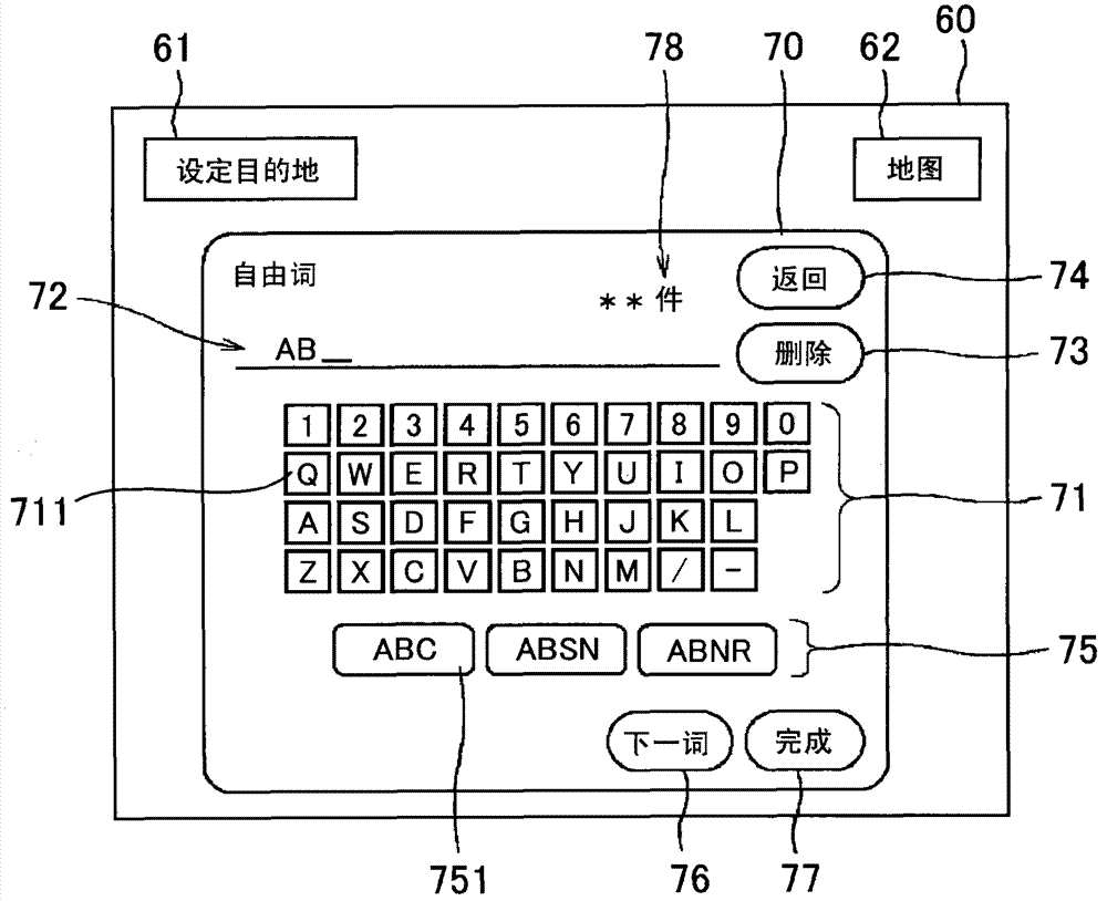 Search device and search method
