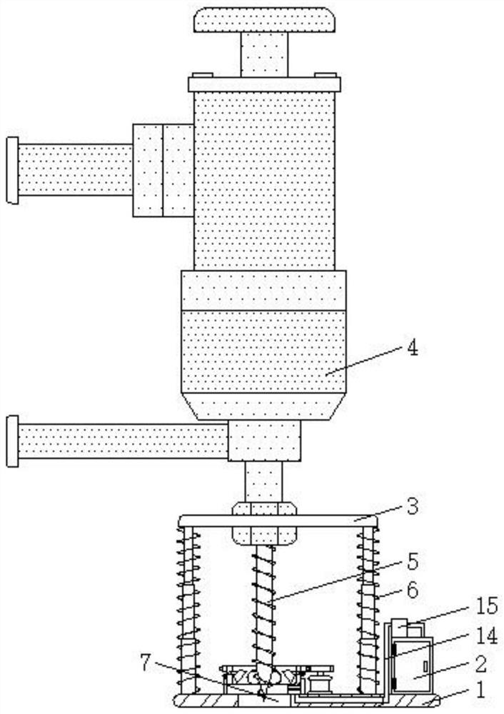 Novel auxiliary device for electromechanical engineering construction