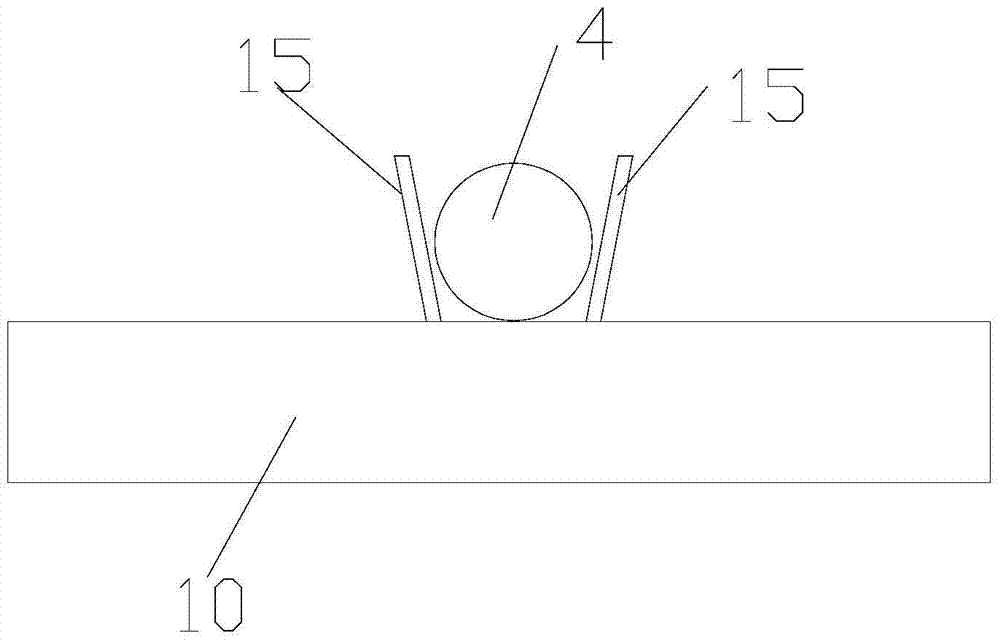 Training device for passing the ball to a football player