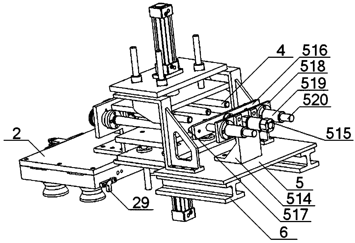 Unwinding device for residual yarn on surfaces of ring bobbins and control method thereof