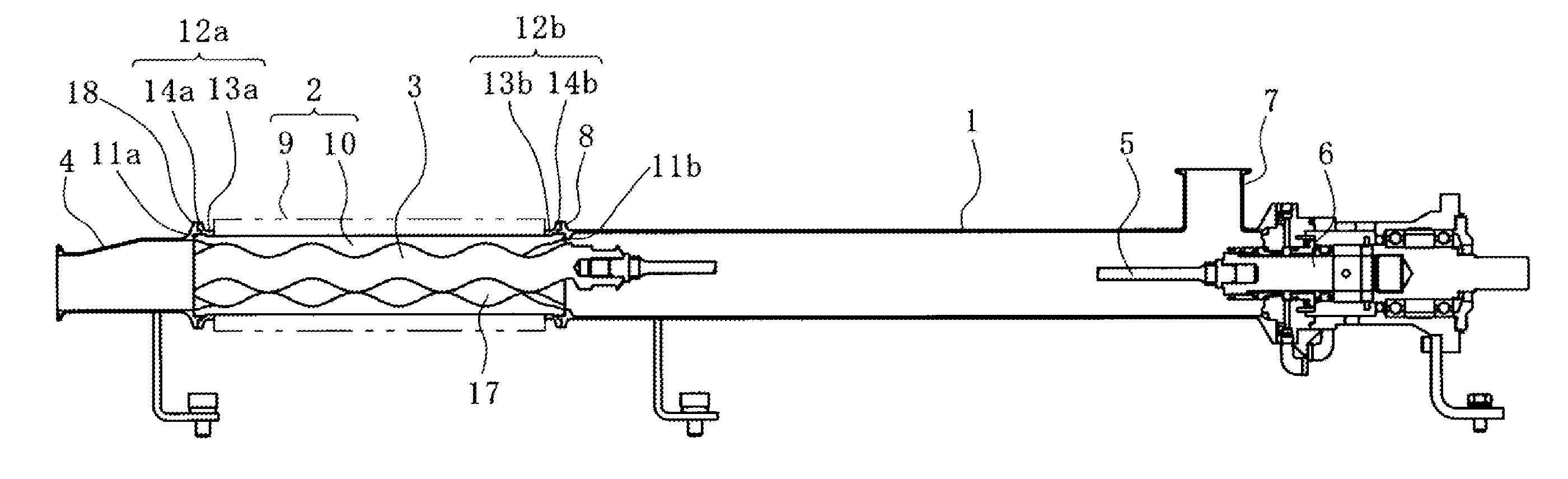 Uniaxial eccentric screw pump