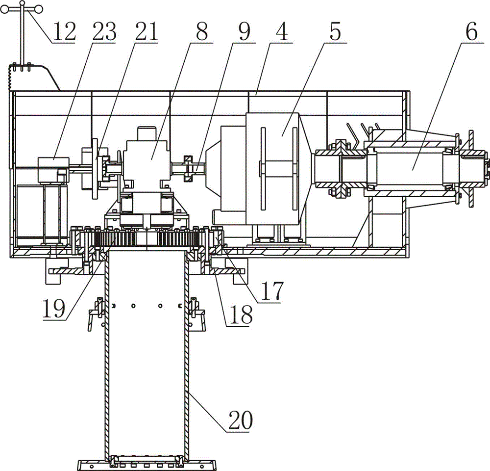 Wind power oil pumping system