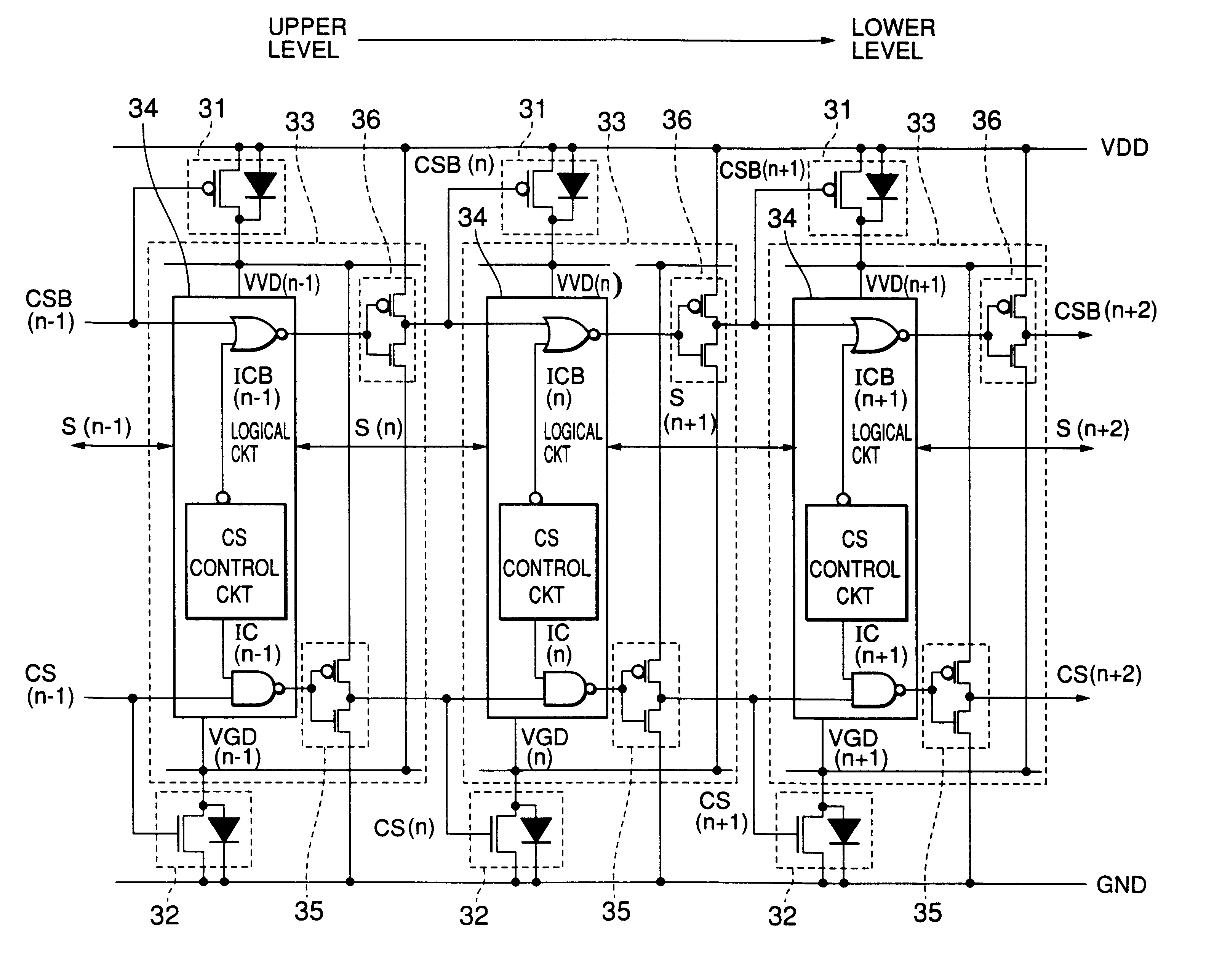 Semiconductor integrated circuit device with low power consumption and simple manufacturing steps