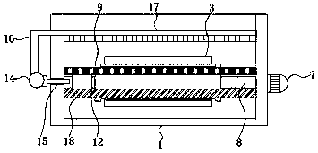 Air drying equipment for extruding plastic strips