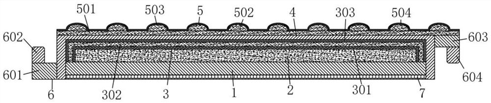 Anti-skid wear-resistant split type PVC floor