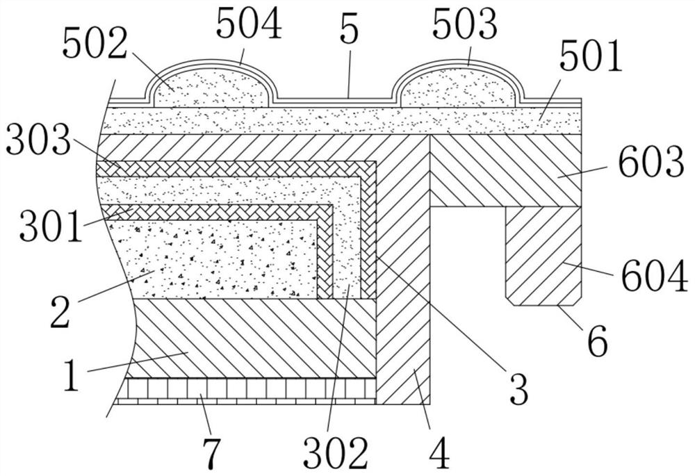 Anti-skid wear-resistant split type PVC floor