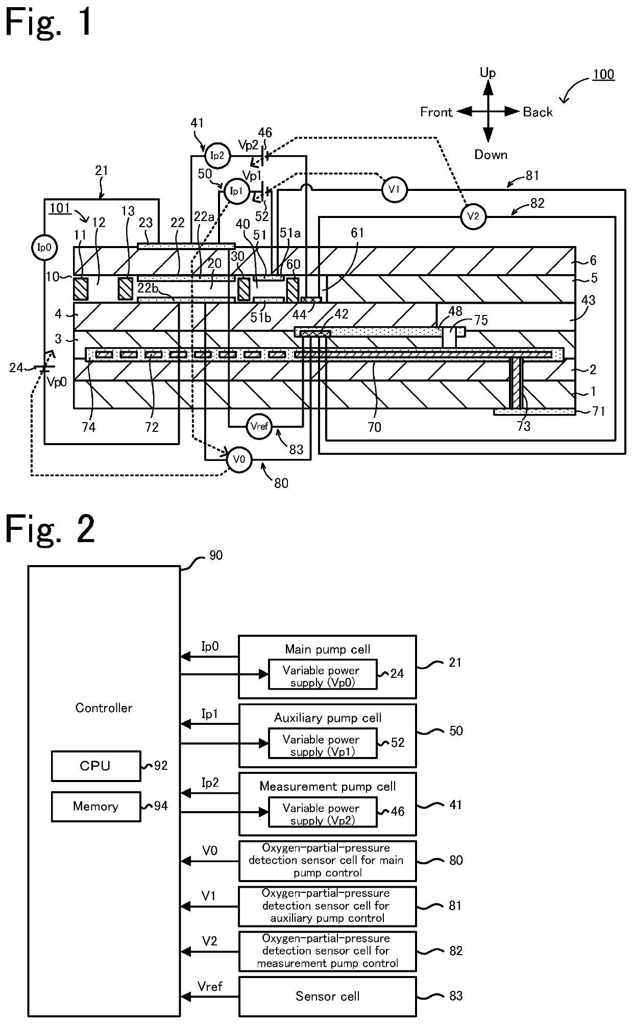 Gas sensor and sensor element