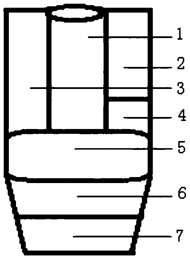 Full-automatic rapid hepatitis B virus nucleic acid testing reagent tube and application method thereof