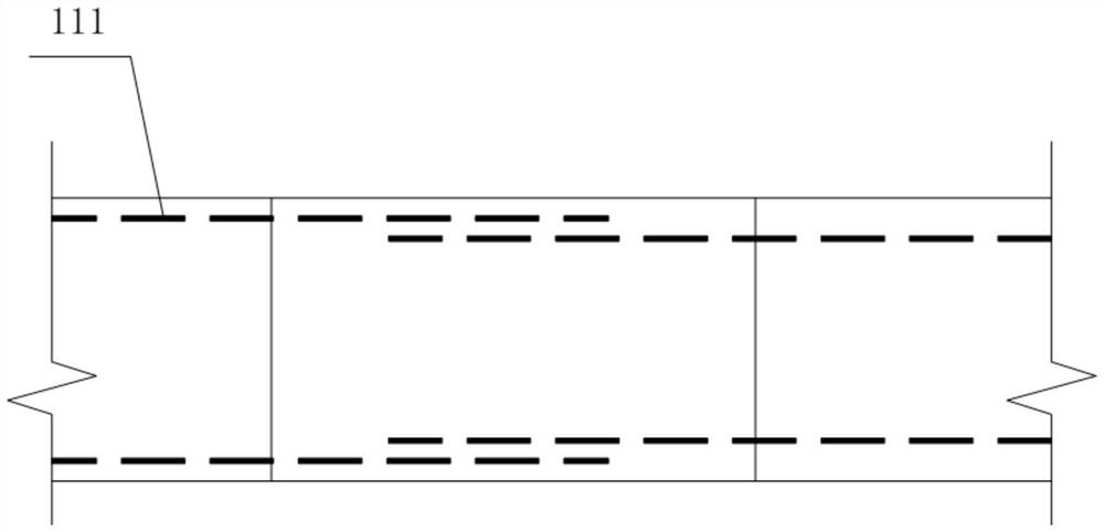 Post-cast strip wall formwork structure and construction method for advanced water stop of outer wall post-cast strip