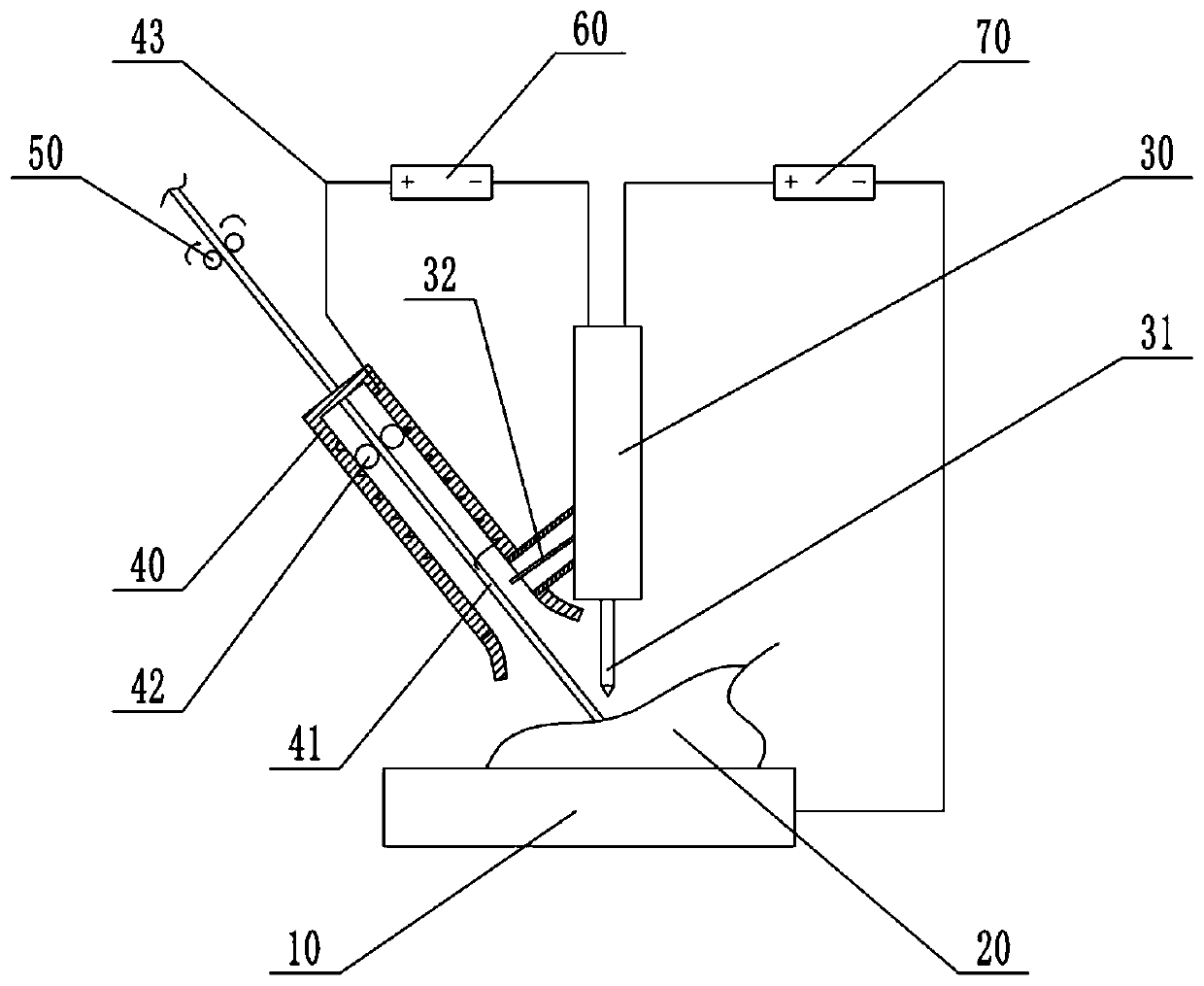 Uniform weld joint welding device