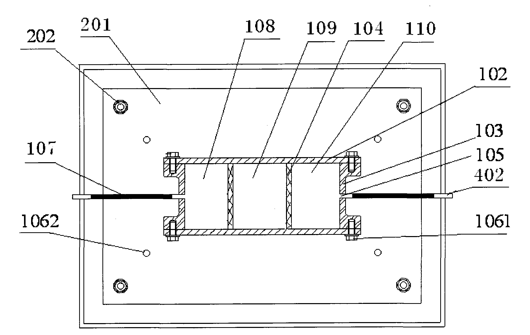 Scouring model experimental device of underground silt and method