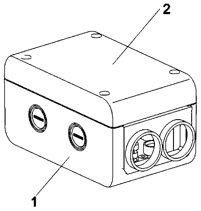 External assembly type streetlamp wire connector