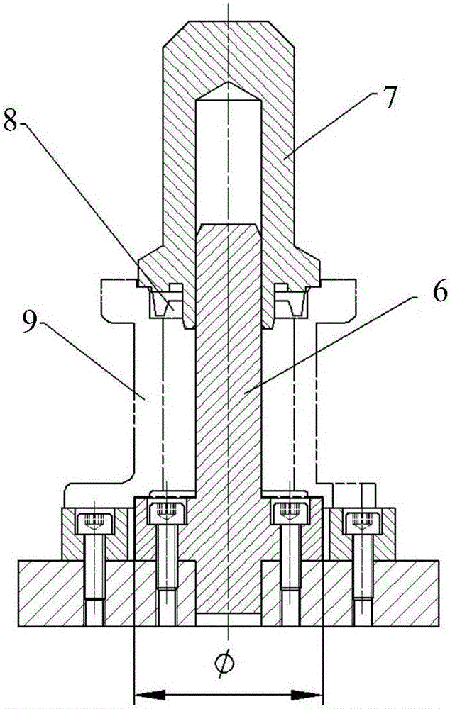 Oil-seal press-mounting clamp and using method thereof