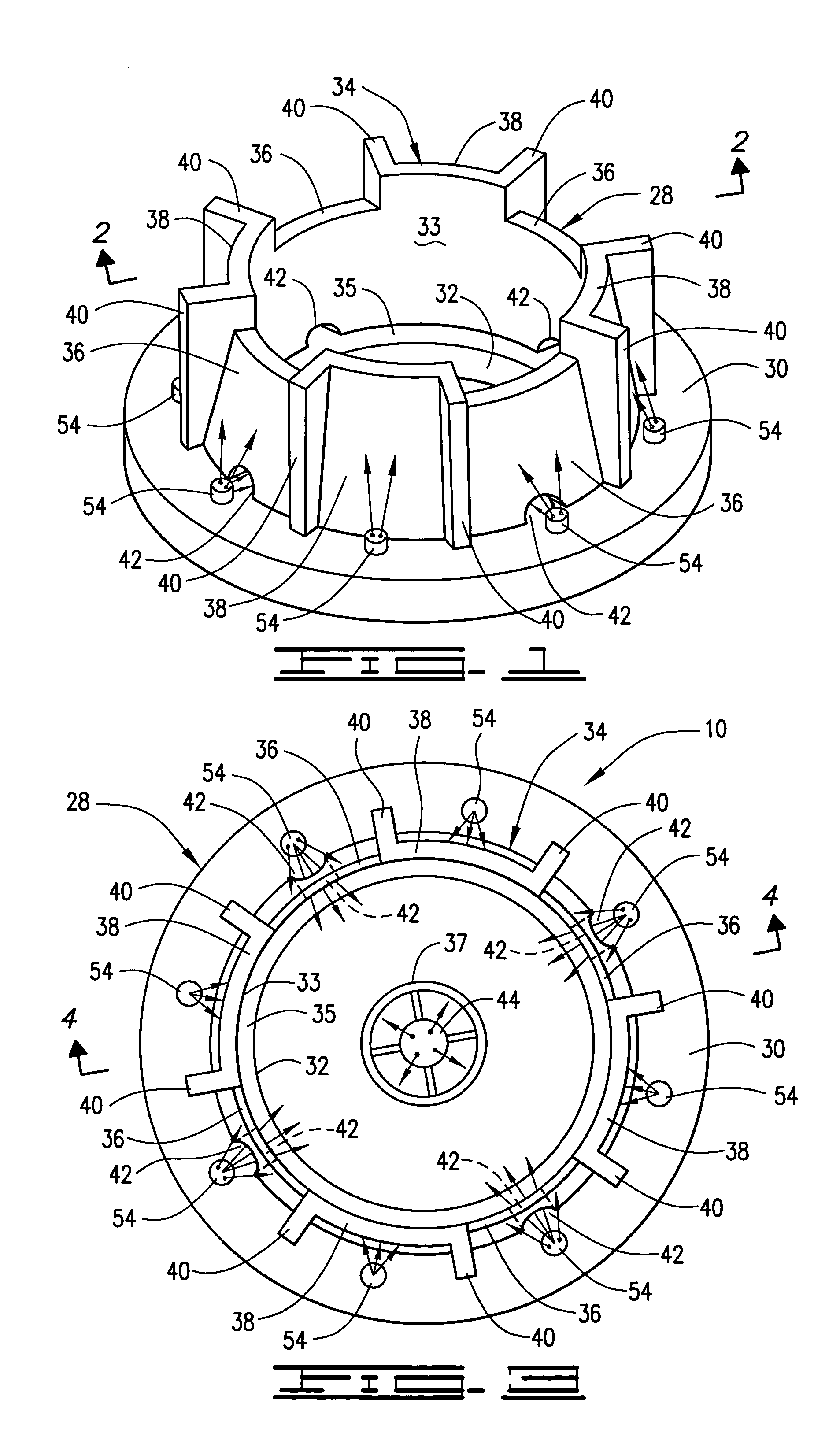 Compact low NOx gas burner apparatus and methods