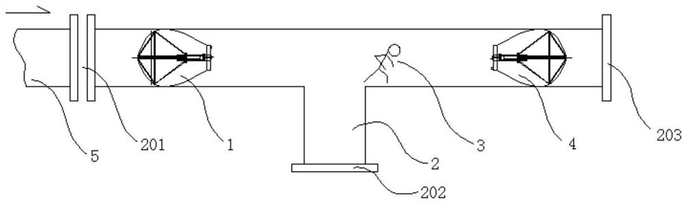 Air bag type pipeline isolator