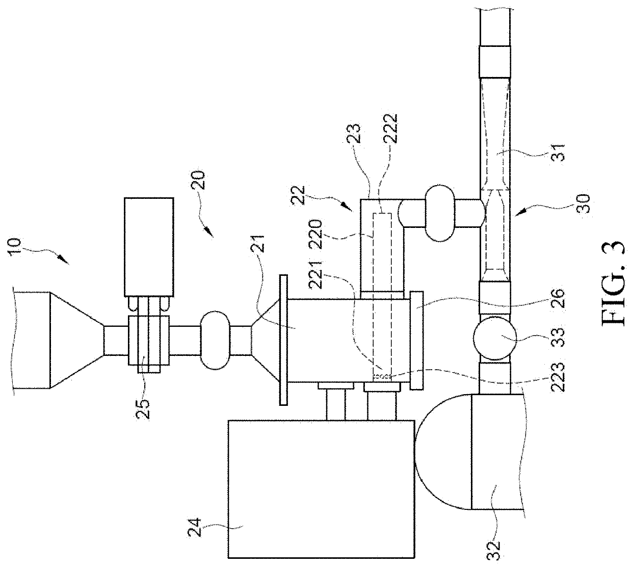 Powder recycling system and continuous loss in weight module applied thereto