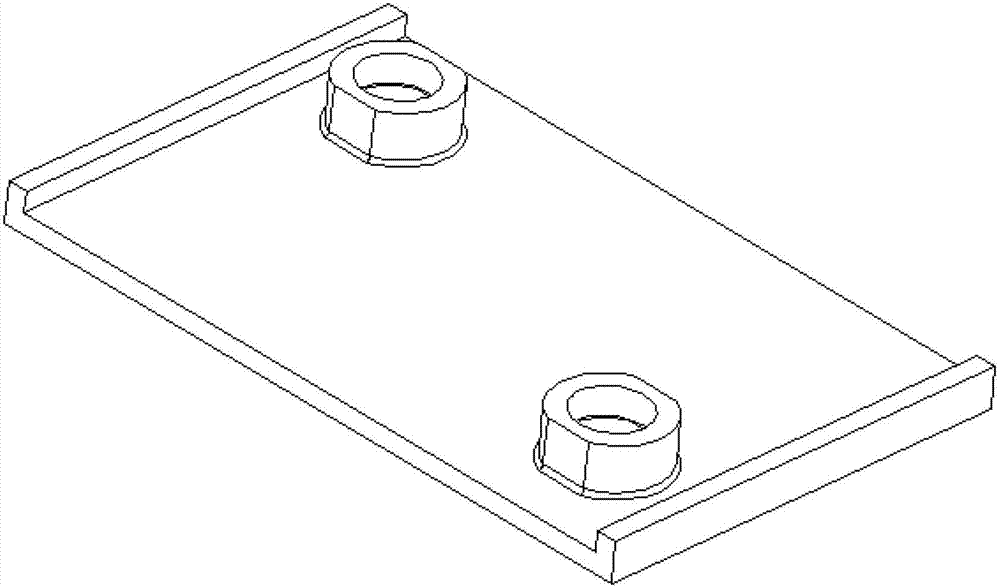 Rail traffic fastener comprising insulating padding plate with bulge structures