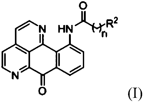 11-substituted 1,6-diaza benzanthrone derivative and synthesis method and application thereof