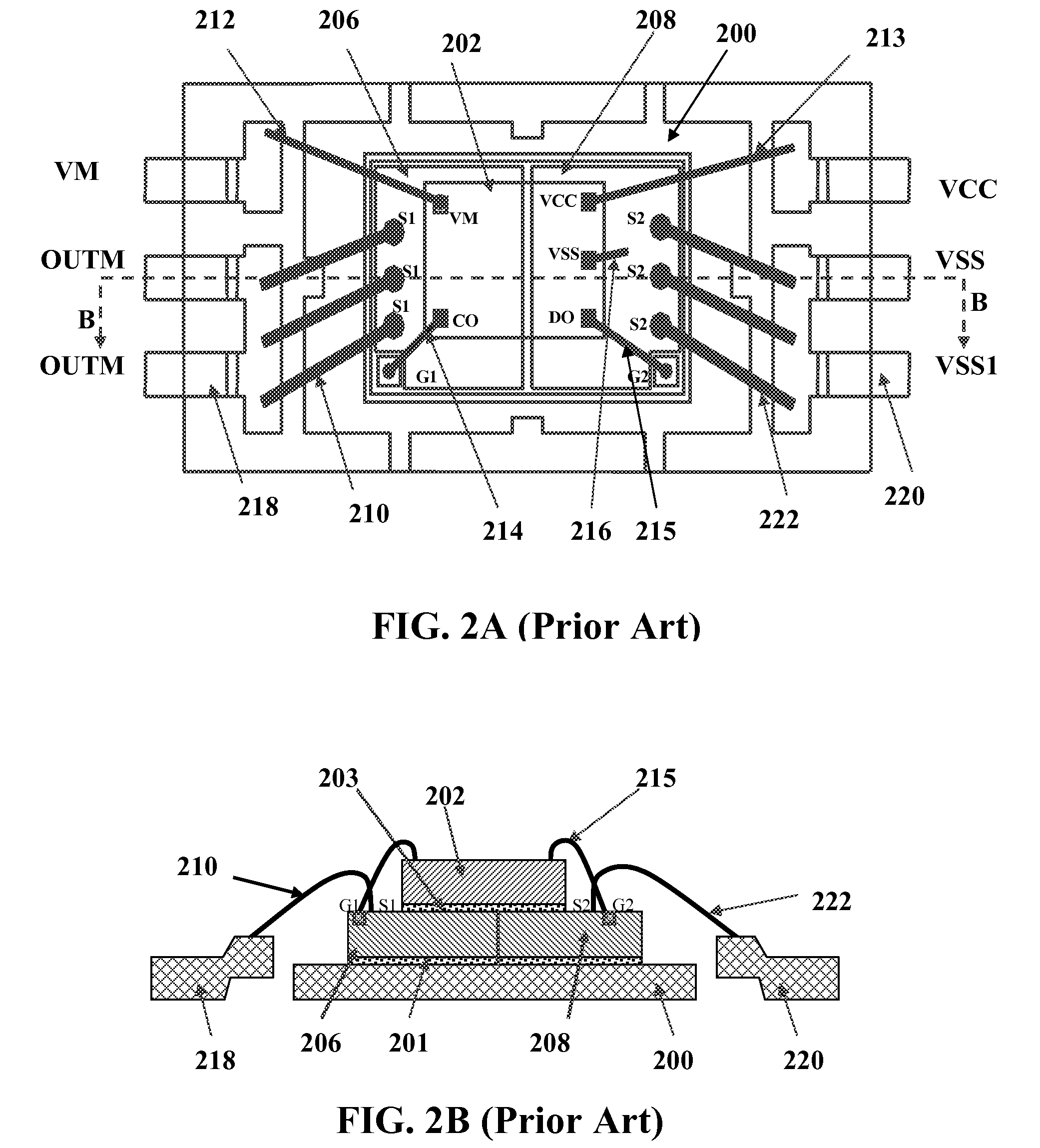 Use of discrete conductive layer in semiconductor device to re-route bonding wires for semiconductor device package