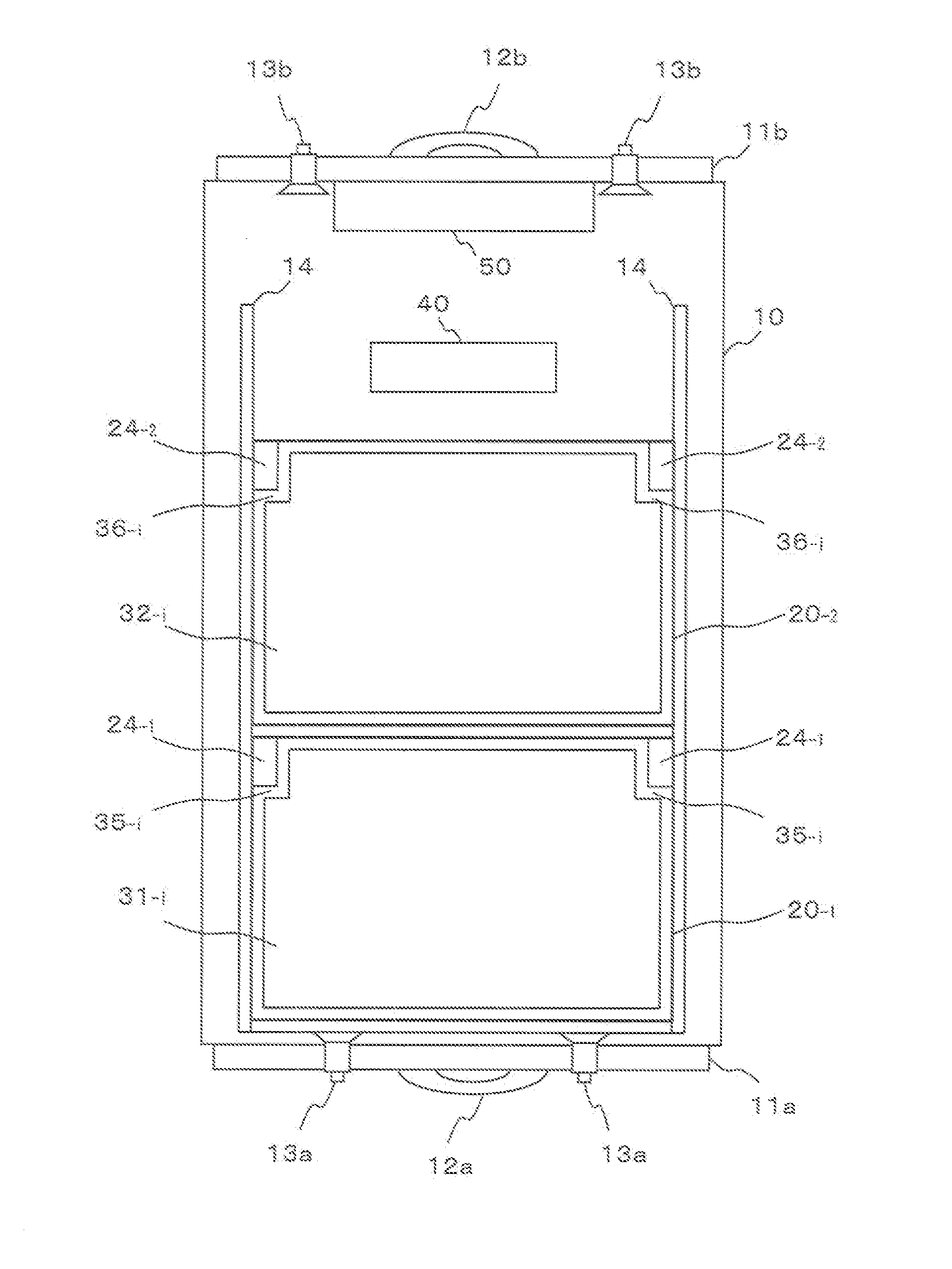 Anechoic chamber box for storing electronic apparatus
