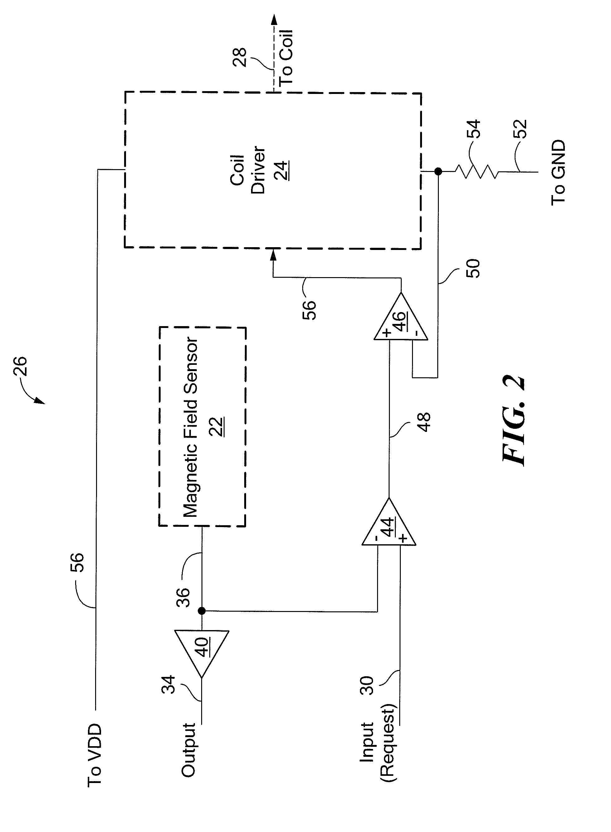 Hall-effect based linear motor controller