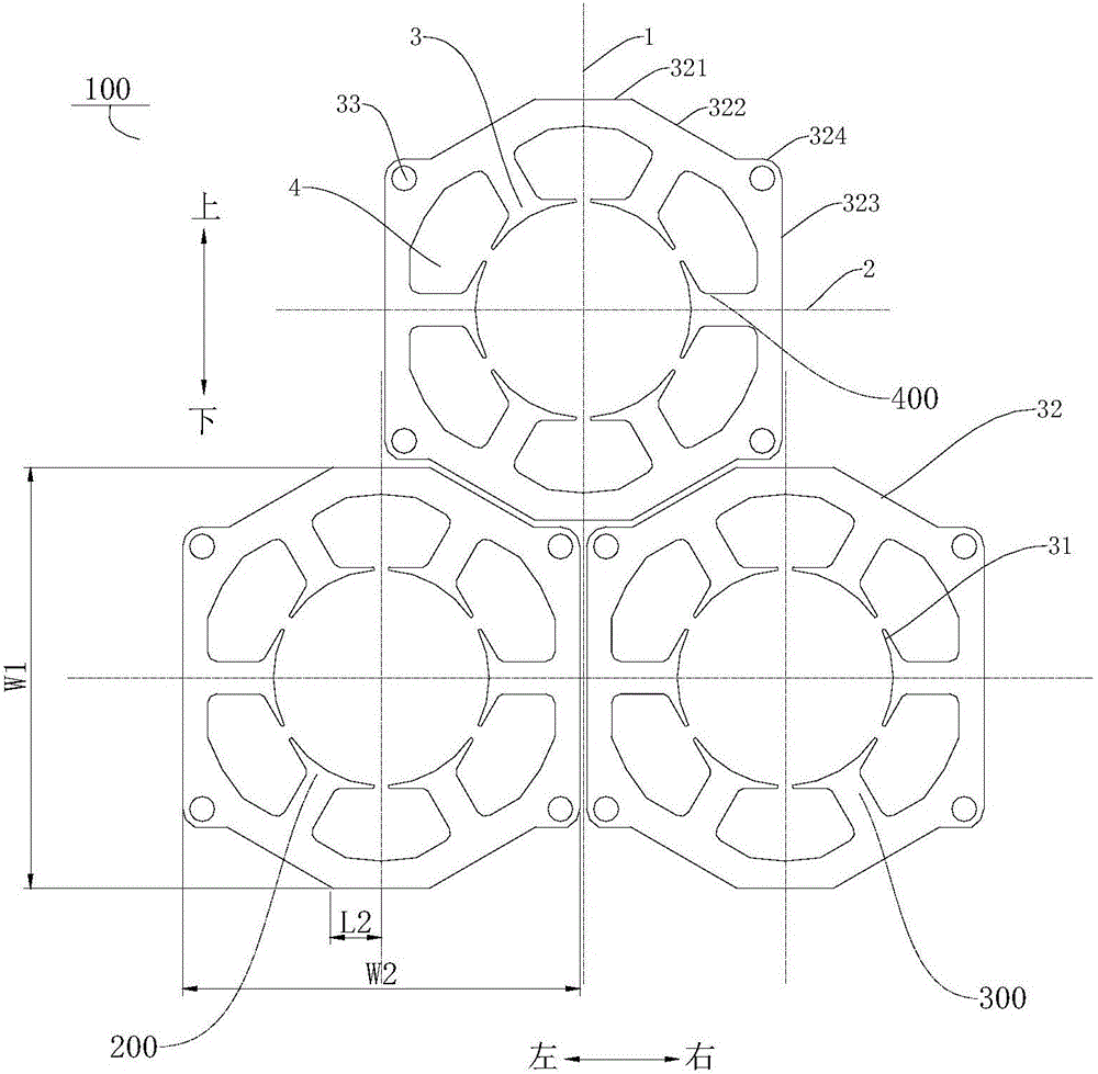 Compressor, variable frequency motor, stator punching sheet of motor, and machining method thereof