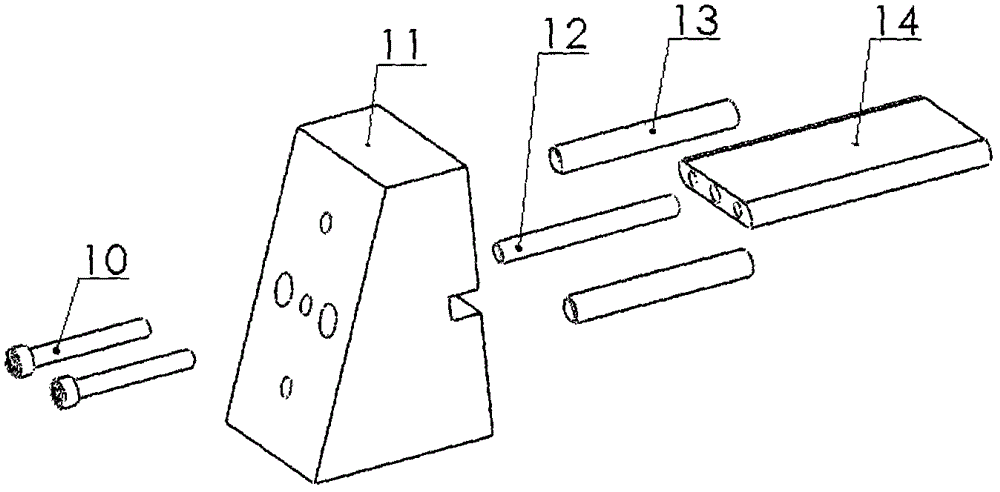 Thin-wall steel pipe symmetrical hole machining method