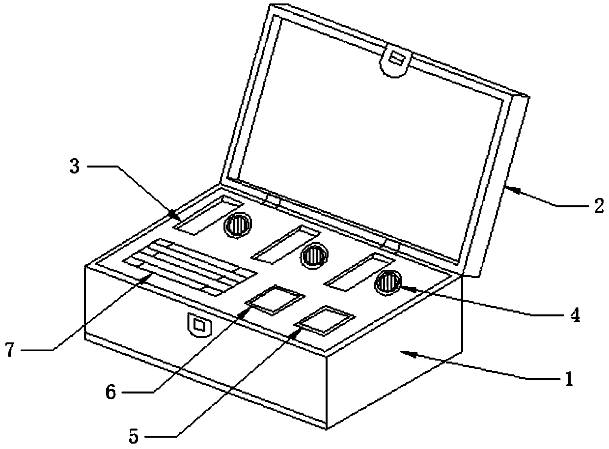 A kit for detection of poppy shells with recording function