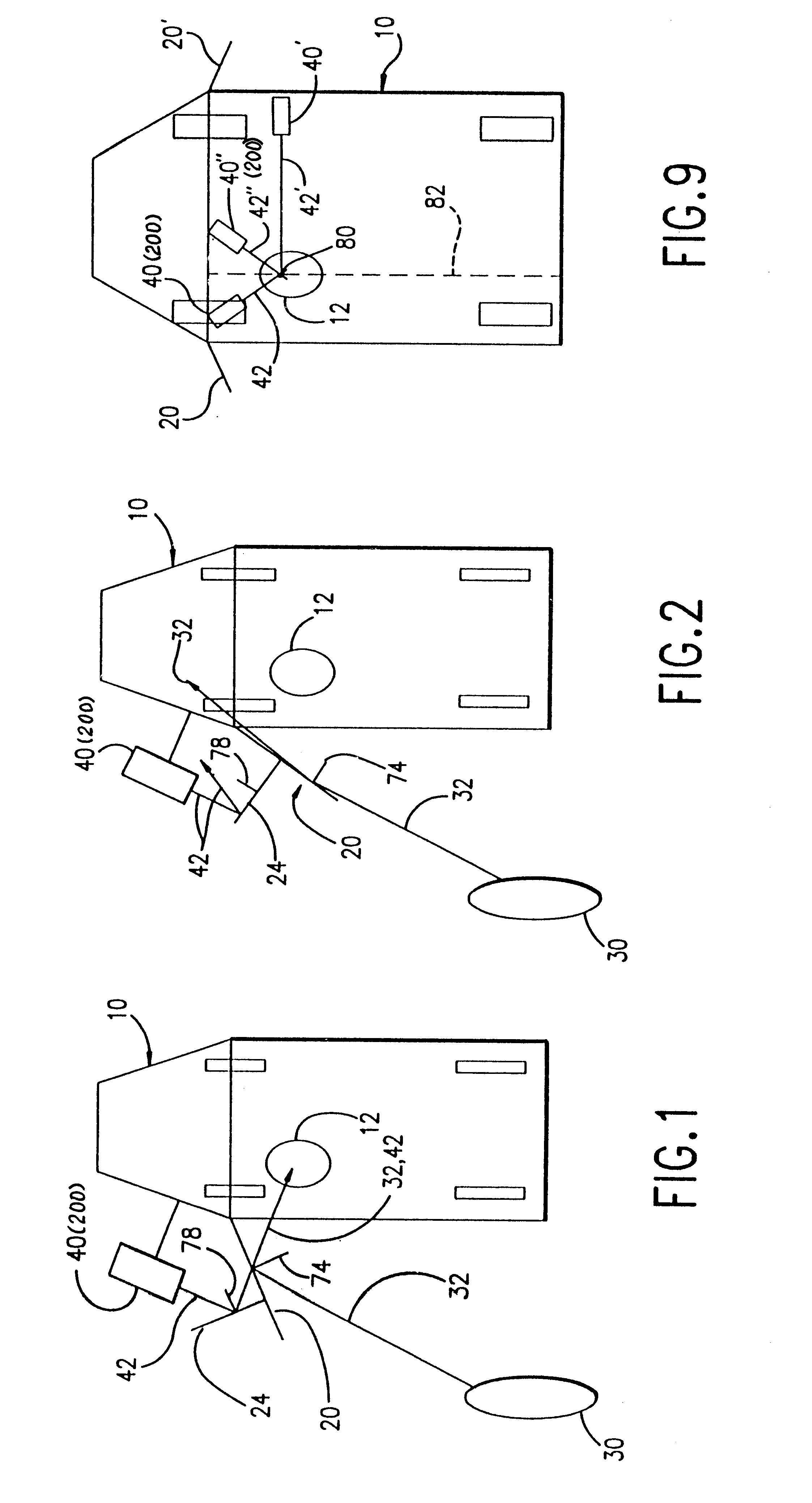Method and apparatus for determining the location of an occupant of a vehicle