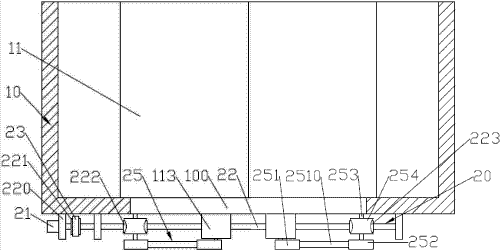 Self-sealing door device of model line end milling shield