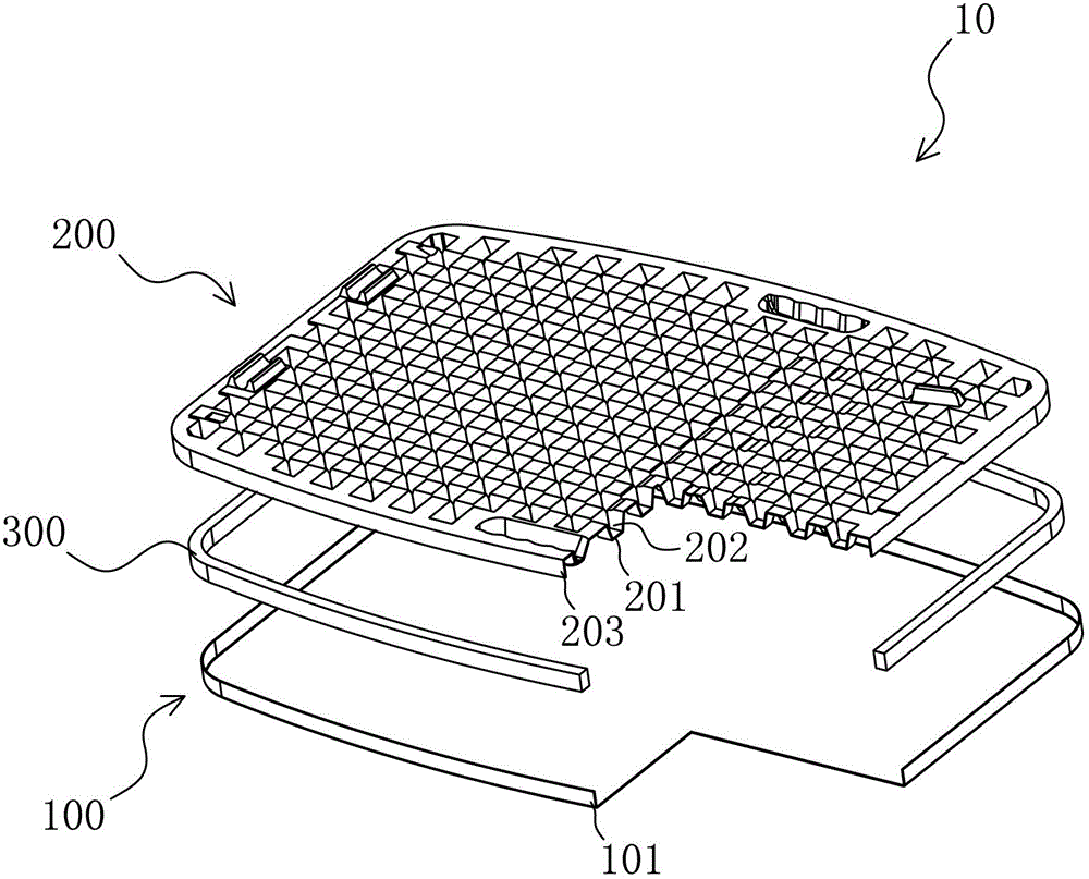 A structure of composite desktop board