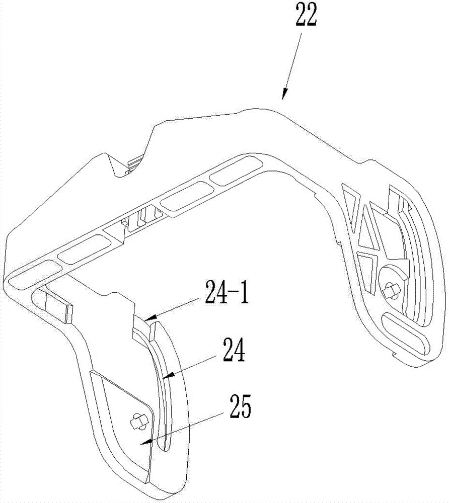 Rectangular electric connector with locking function and component of rectangular electric connector