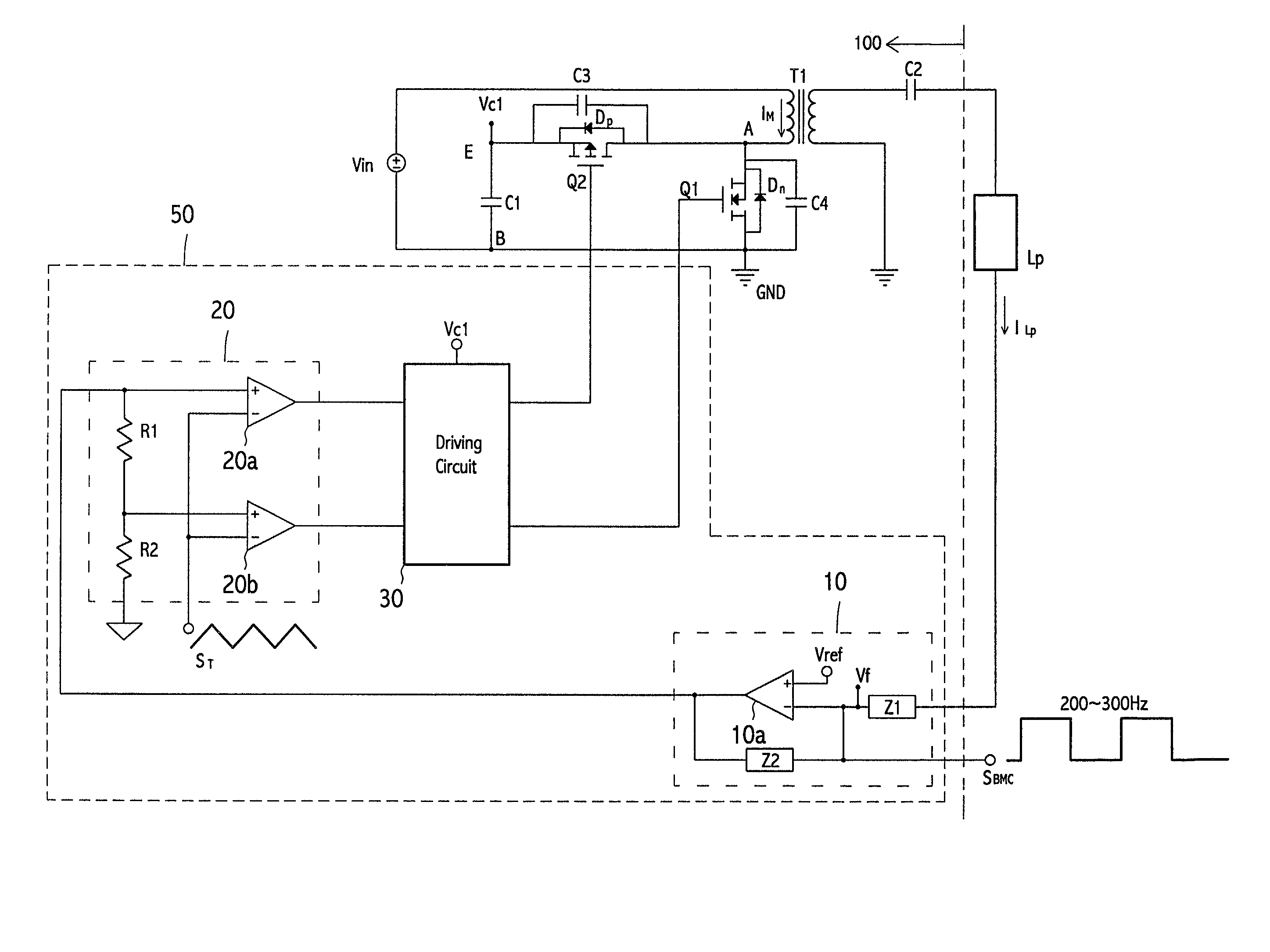 Inverter and lamp ignition system using the same