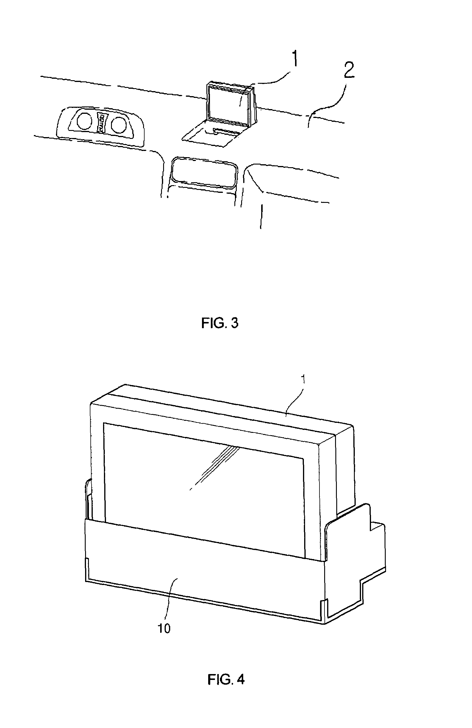 A/V monitor mounting structure for vehicle