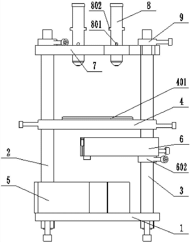 Gas-liquid separator welding fixture and application method thereof