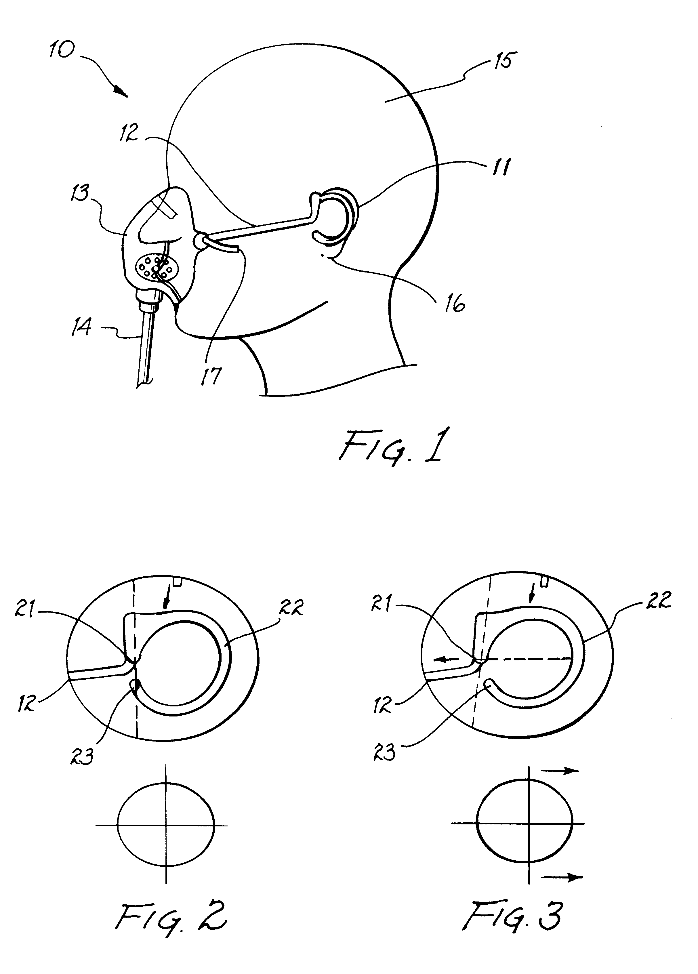 Oxygen mask retention device and method for retaining an oxygen mask