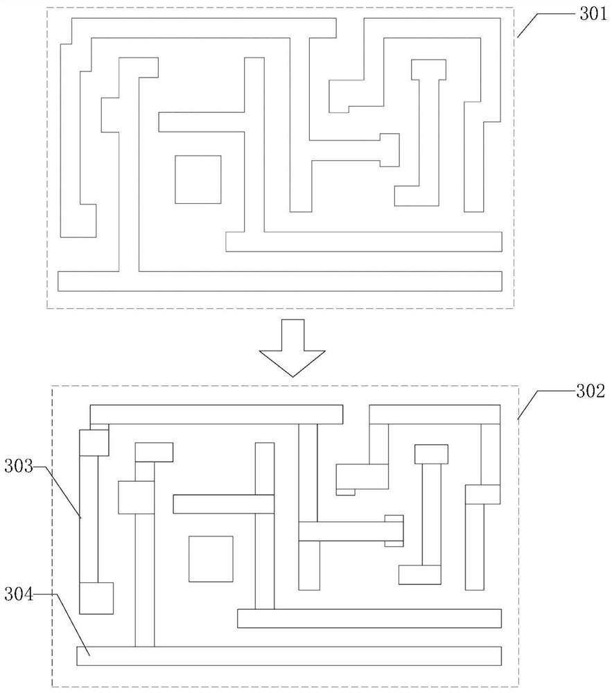 Method and device for quickly determining light intensity distribution based on mask pattern processing