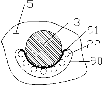 Nut protein extraction device with first-stage secondary teeth and air blowing stirring device