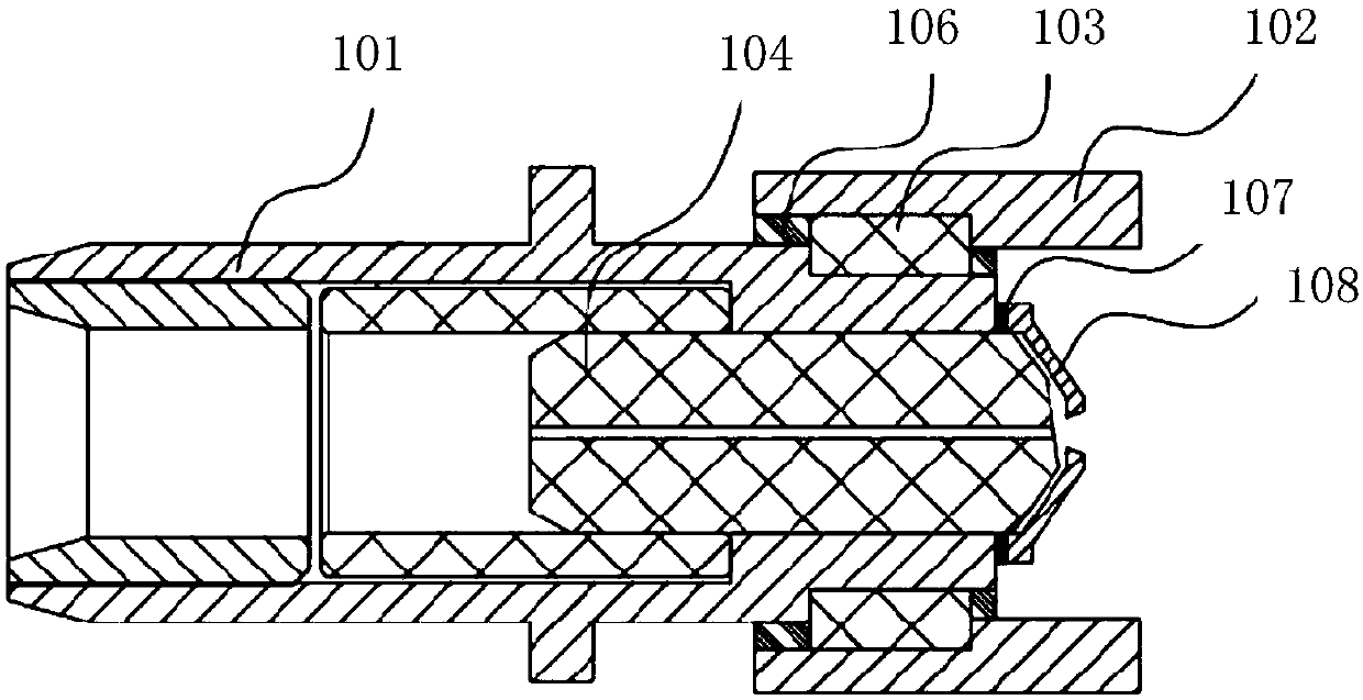 A fiber optic adapter structure