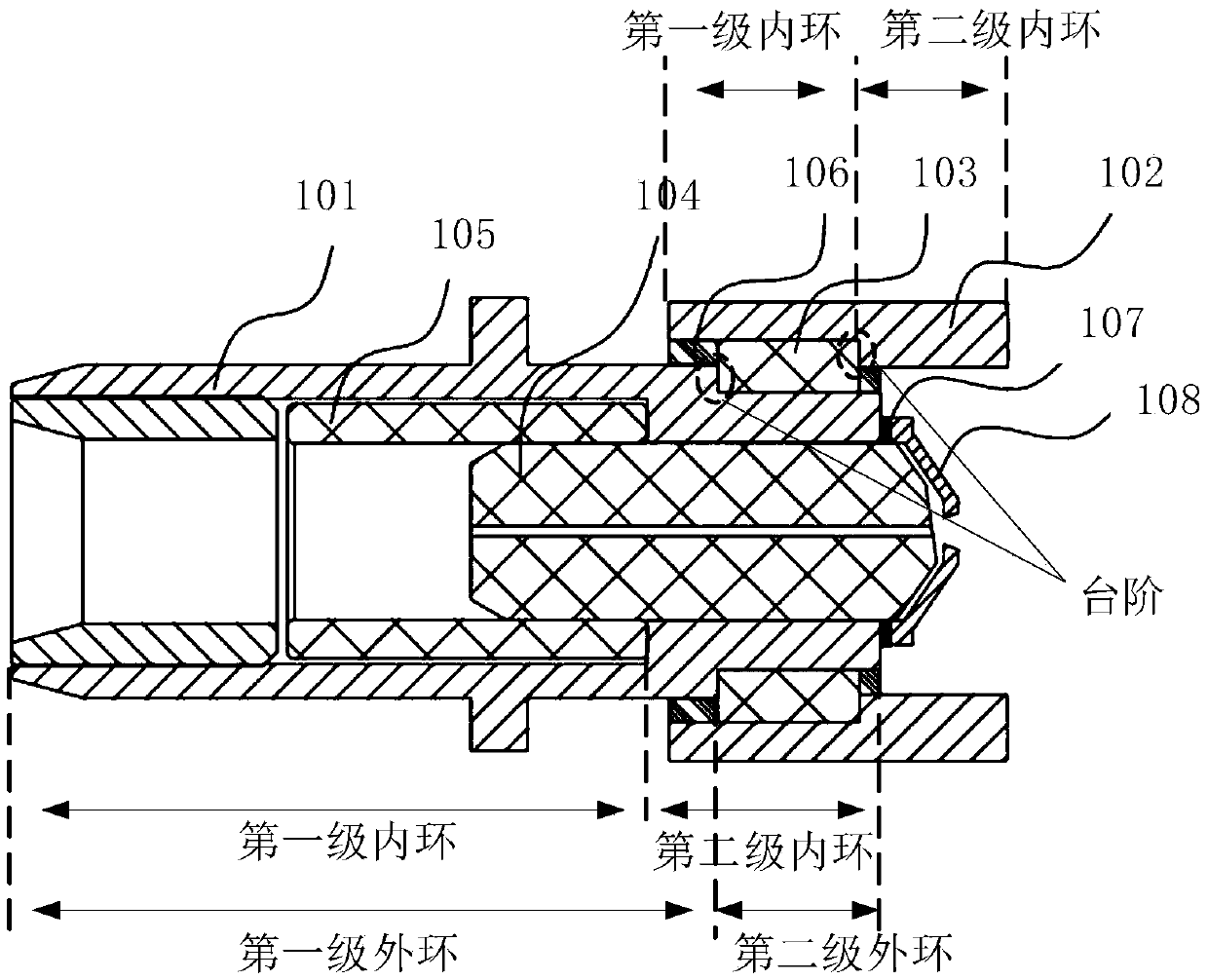 A fiber optic adapter structure