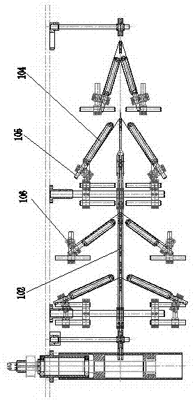Folding mechanism and folding overturning device for pull-ups and adult pull-ups production line