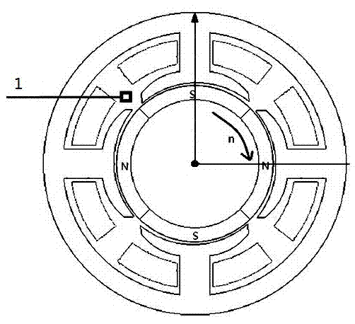 Intermittent fillet control method for single-phase brushless direct-current motors