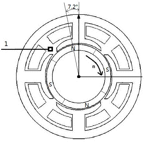 Intermittent fillet control method for single-phase brushless direct-current motors