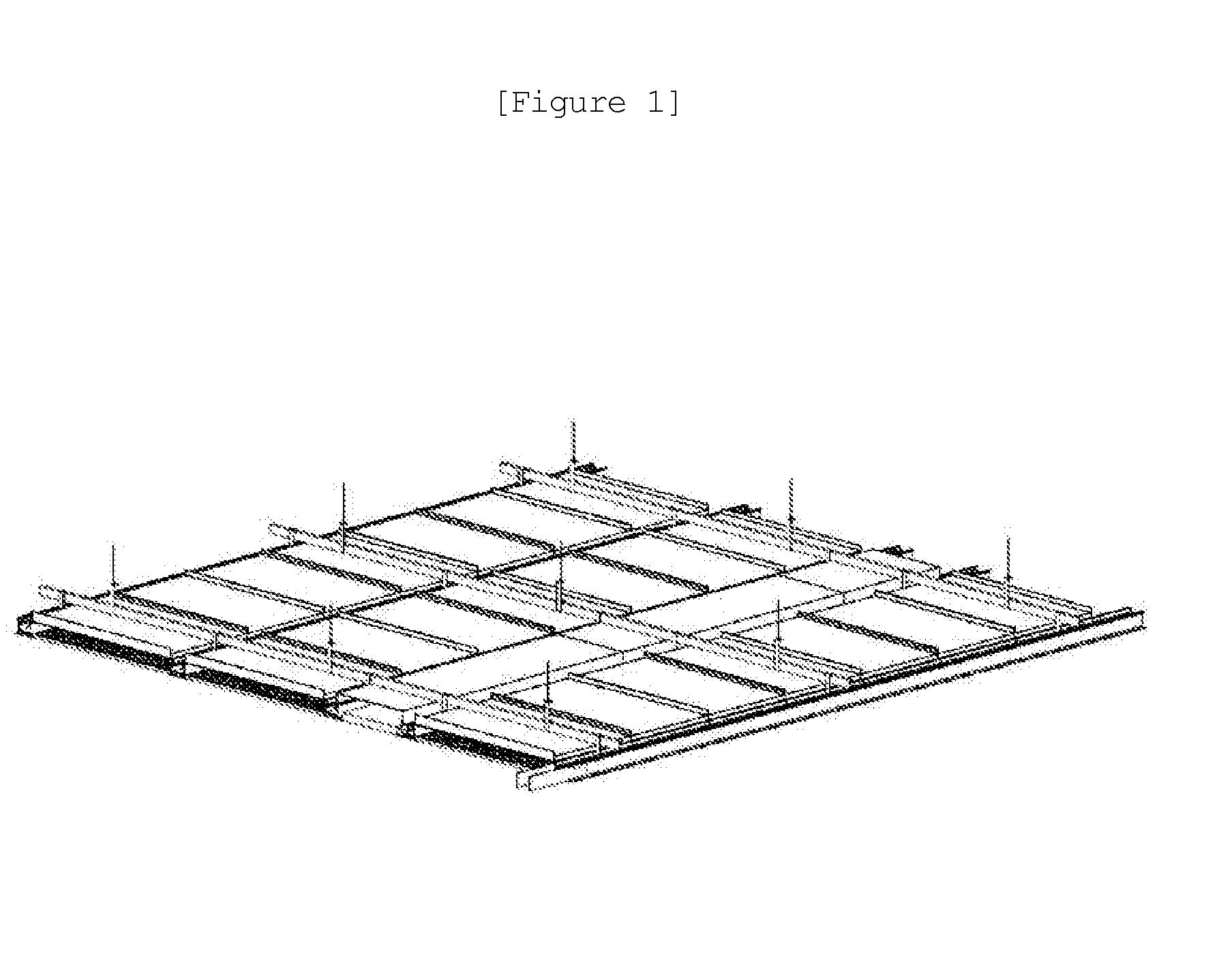 Waterproof ceiling with multiple types of structures